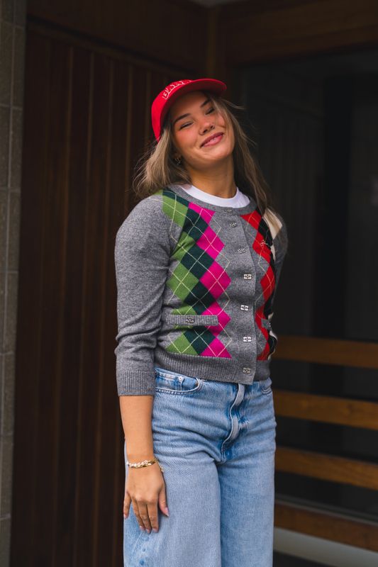 Cashmere Wool Mix Cardigan Paloma Melange 