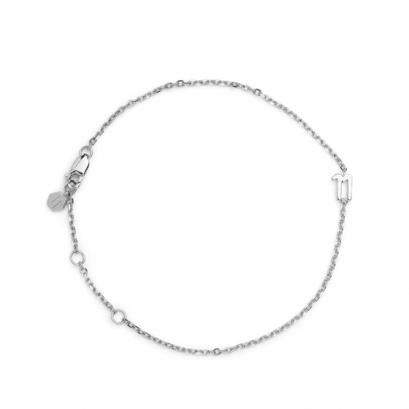 Big Number Bracelet Silver - 9
