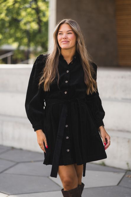Hovedbilde Corduroy Mini Dress Black 