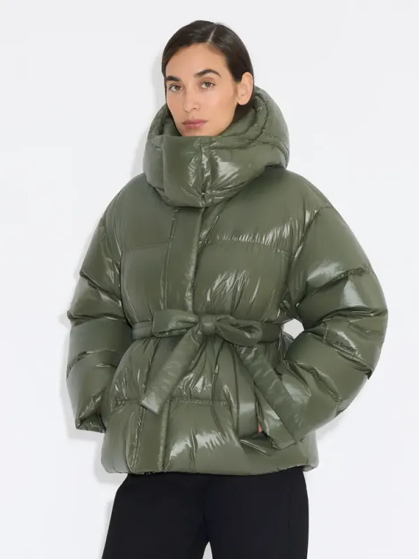 Estella Down Jacket Dark Green 