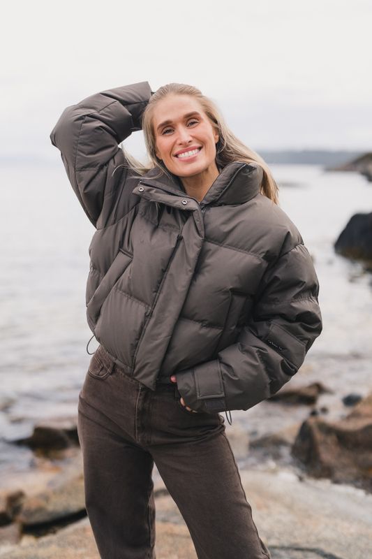 Steilia Ripstop Down Jacket Taupe 