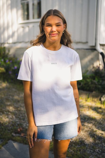 Hovedbilde Linn Logo Tee Bright White 