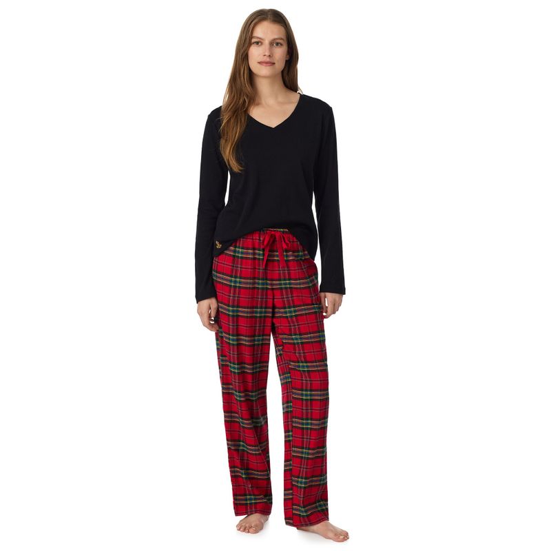 LRL Separate Long Pant Red Plaid 