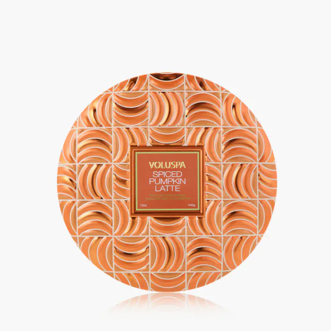 Hovedbilde 3 Wick Tin Candle Spiced Pumpkin Latte 