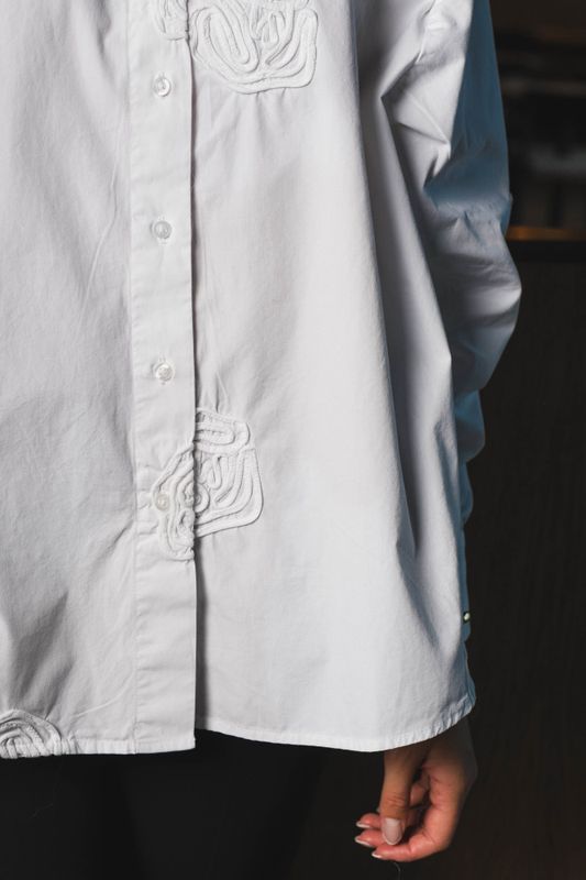 Dalma Dori Emb Shirt White 