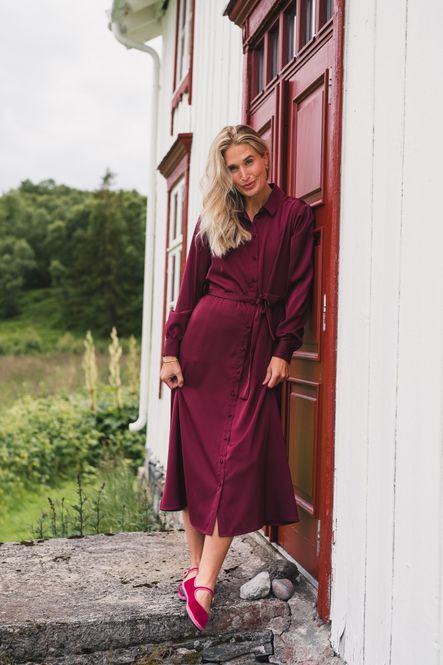 Hovedbilde Trine Shirt Dress Choco Truffle 