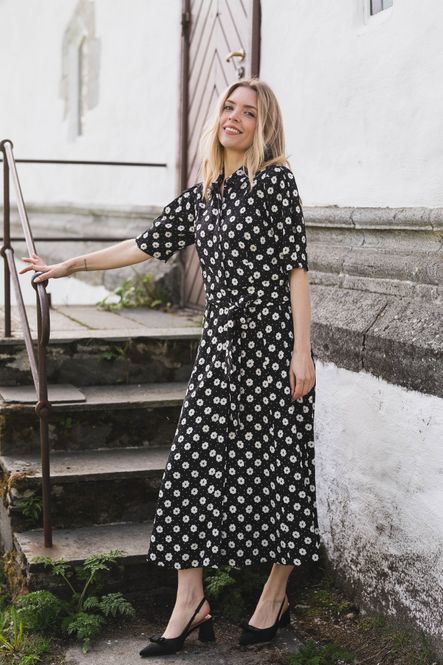 Hovedbilde Charlotte Floral Creme Fleur Black 