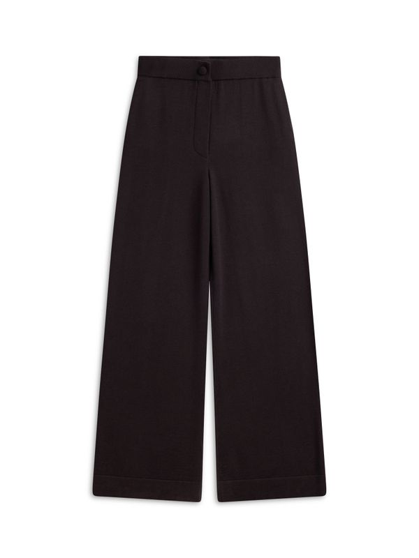 Nina Merino Pants Dark Brown 