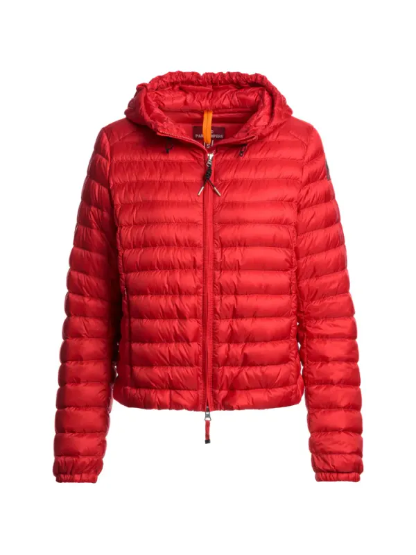 Rory Hooded Down Jacket Cherry Red 