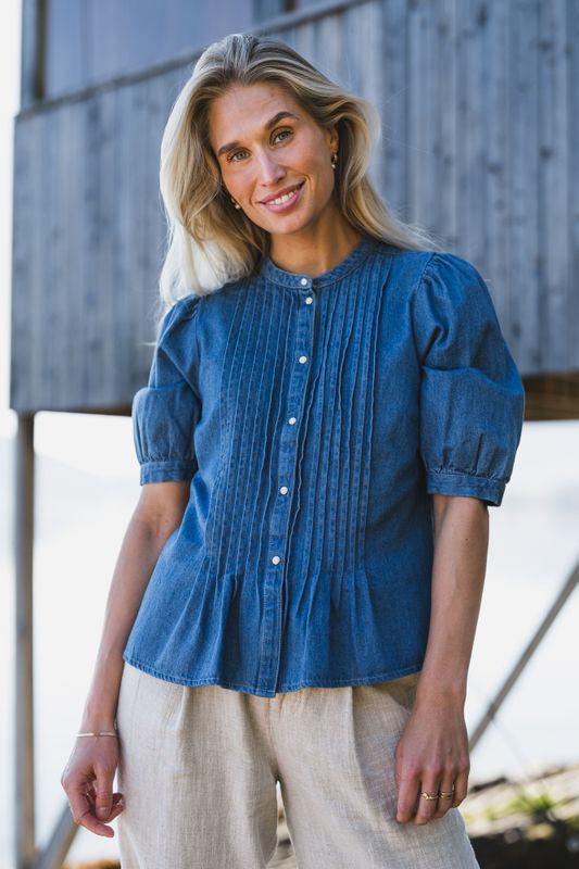 Alesia Shirt Medium Blue Denim 