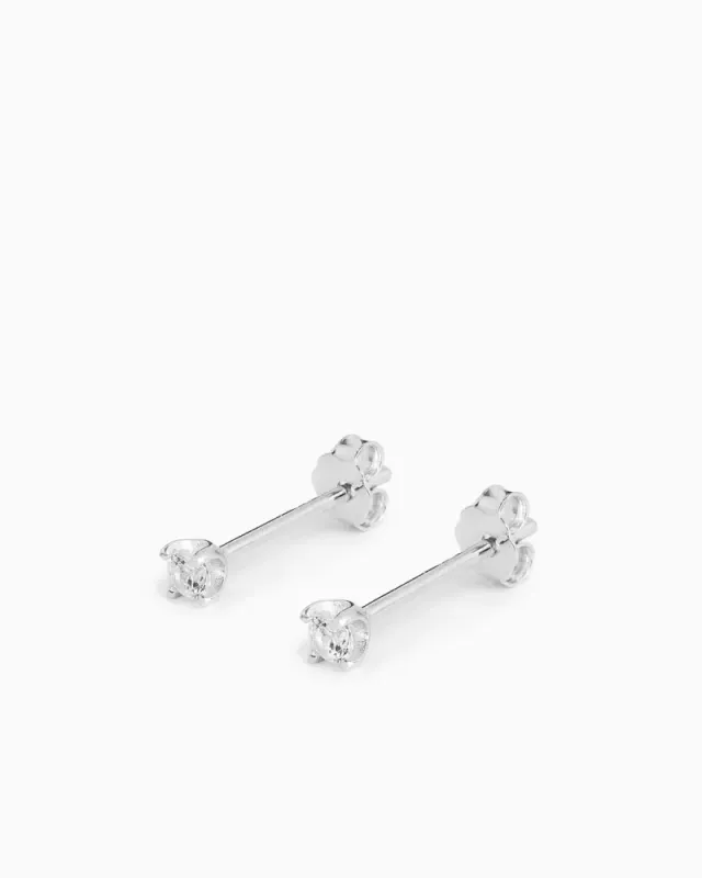 Stud Earrings Silver 