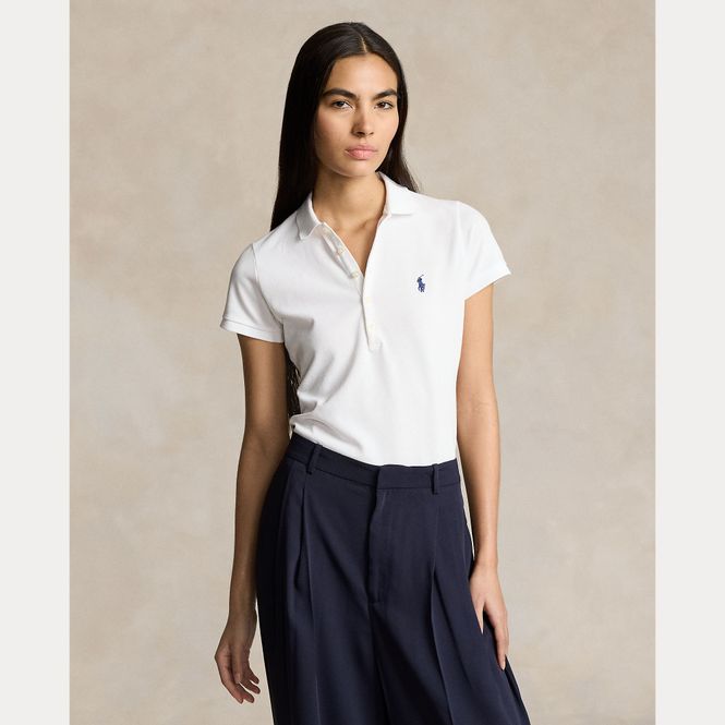 Hovedbilde Slim Fit Stretch Polo Shirt White 