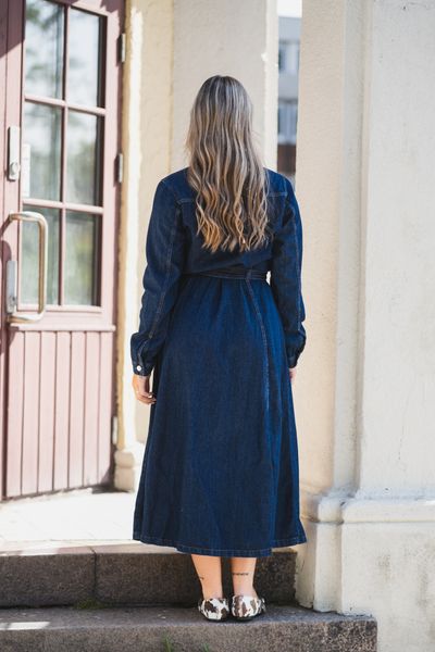 Hovedbilde Elisa Belted Midi Dress Rinse