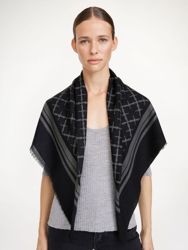 Cornelis Wool Scarf Charcoal