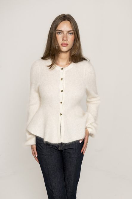 Hovedbilde Vanessa Cardigan Cloudwhite 