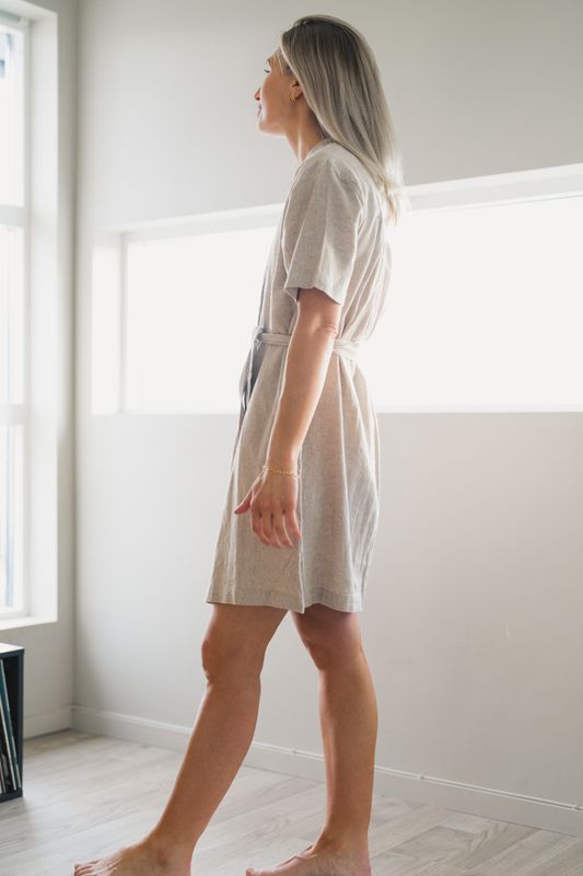 Pennie Ginia 2/4 Shirt Dress Sand 