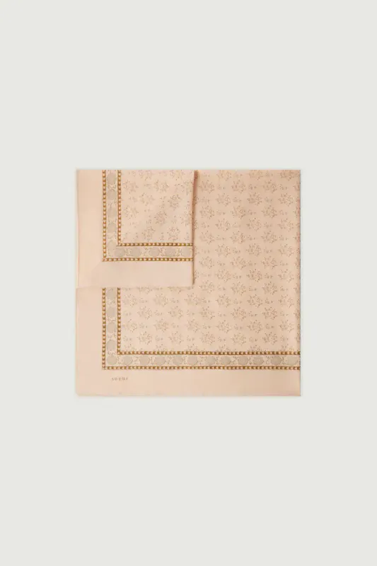 Foulard Classic Rose Blush/Beige 