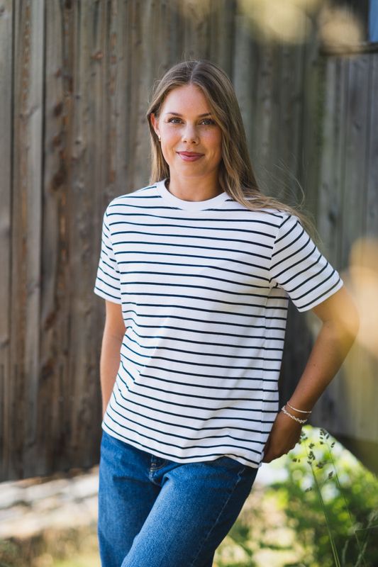 Camino T-Shirt SS 6024 Salute Stripe 