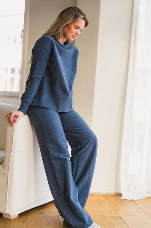 Tilly Pant Wide Denim Blue 