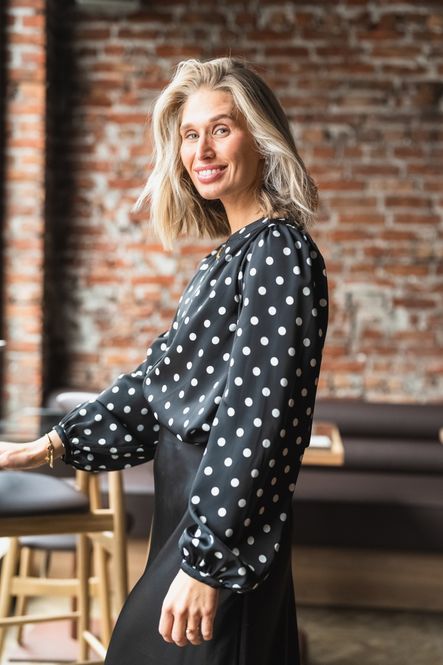 Hovedbilde Trine Shirt Black Dot 
