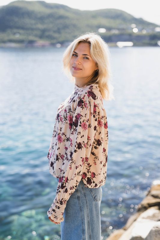 Sille LS Top Birch Sille Print 