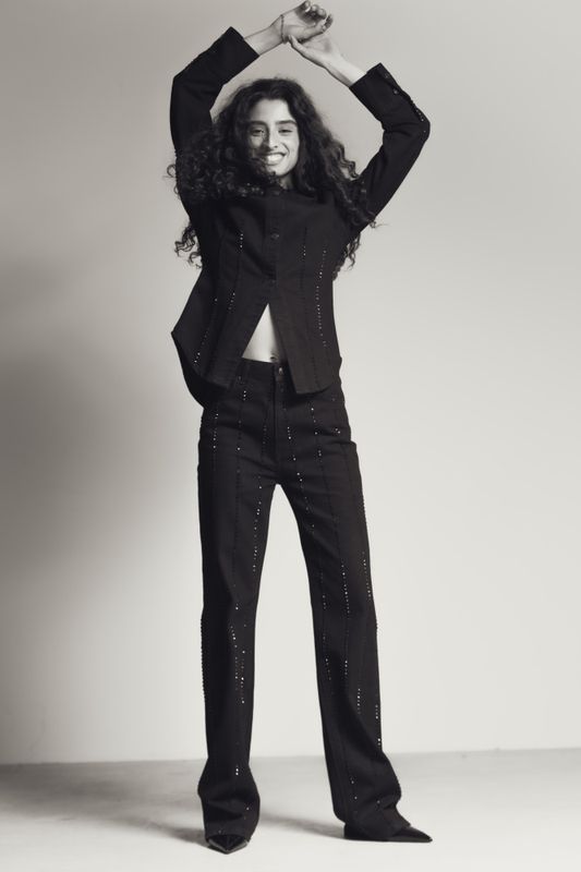 Luca Embellished Black 