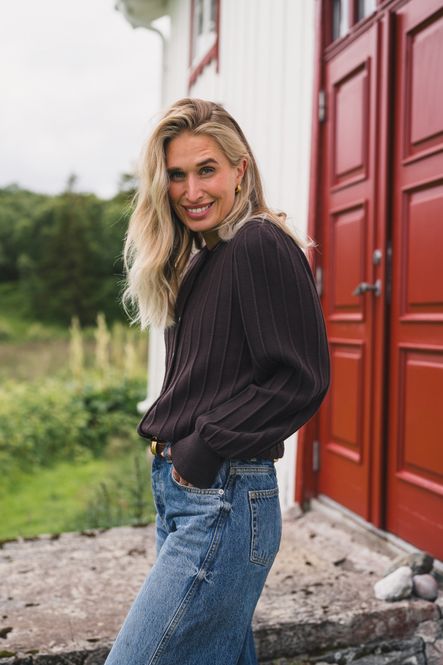Hovedbilde Guru Cardigan Black Coffee 