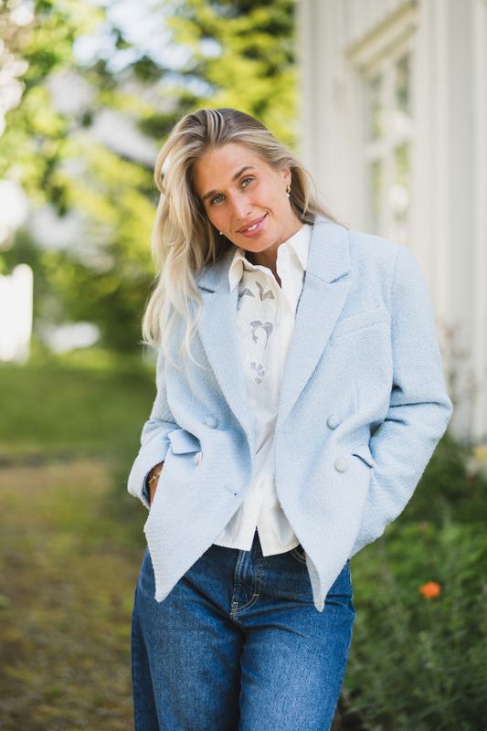 Petra LS Boucle Blazer Skyway 