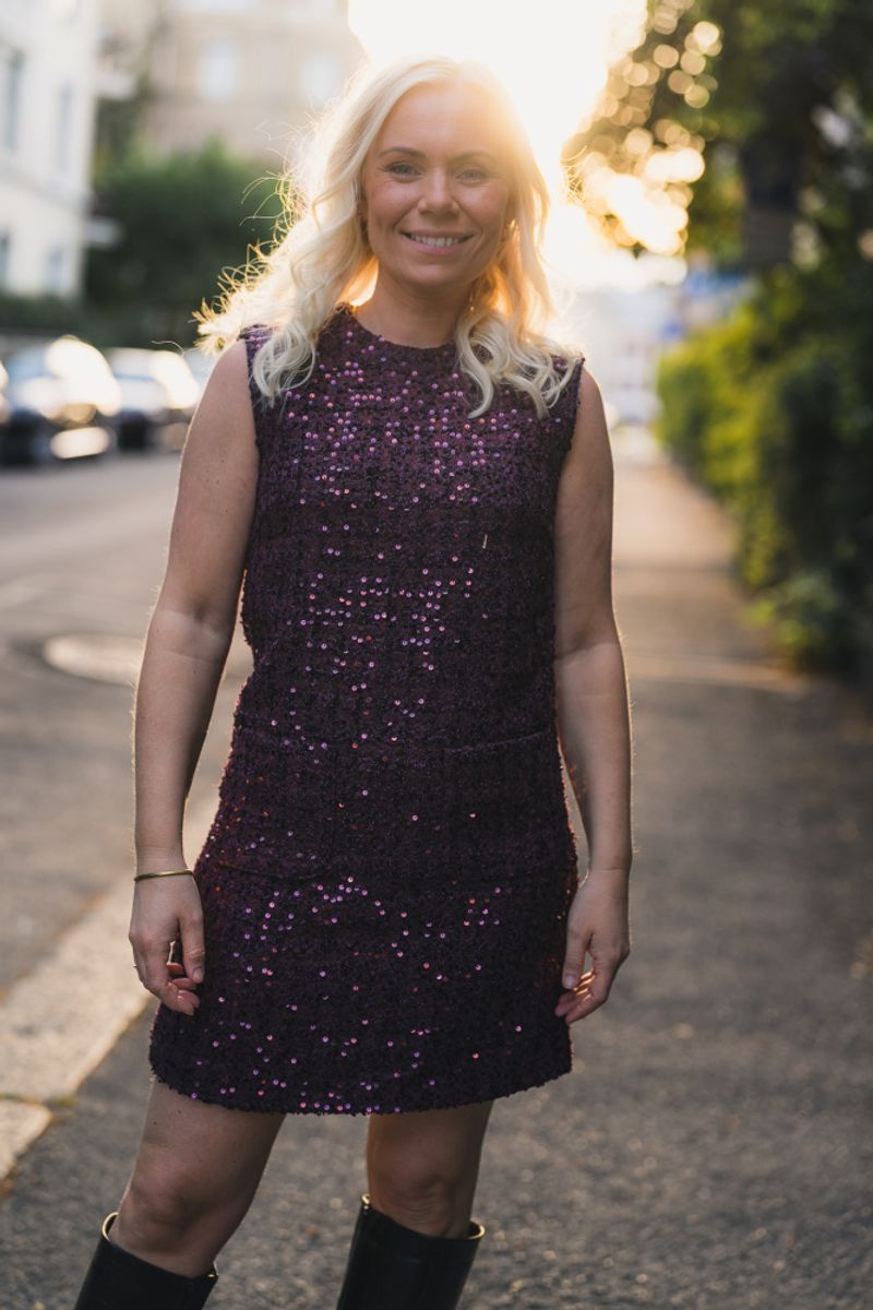 Avani Dress Burgundy 