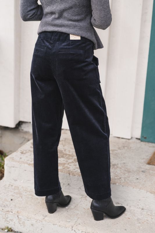 Netta Pants Dark Navy 