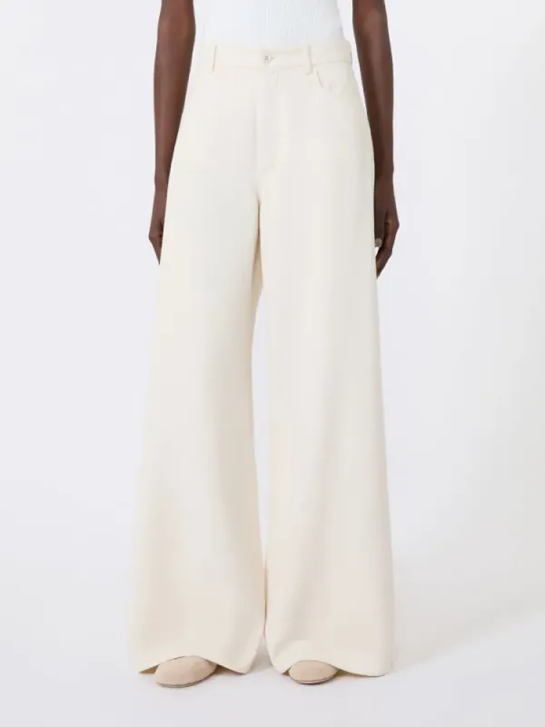 Kdcanneti Long Trouser Ecru 