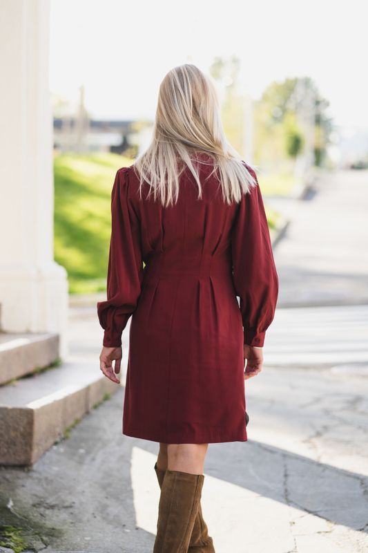 Elsa Asana Dress Syrah 