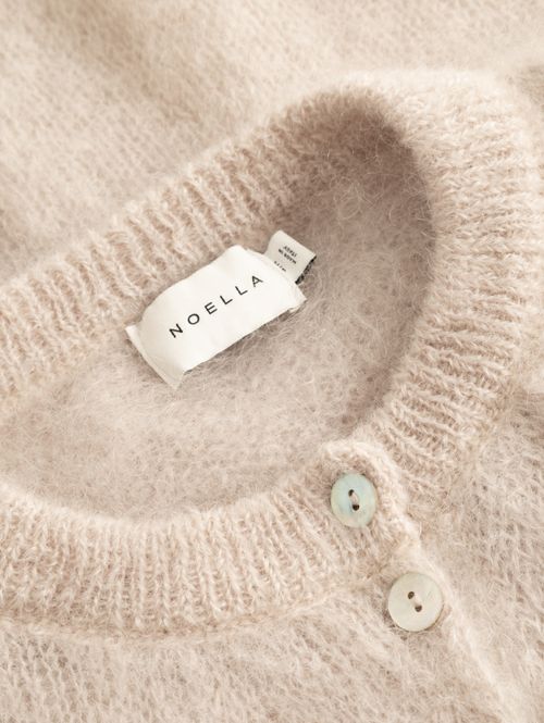 Hovedbilde Kae Mohair Cardigan Oyster 