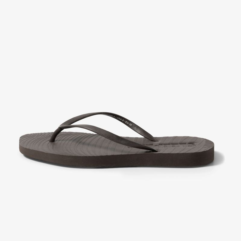 Tapered Flip Flops Brown 