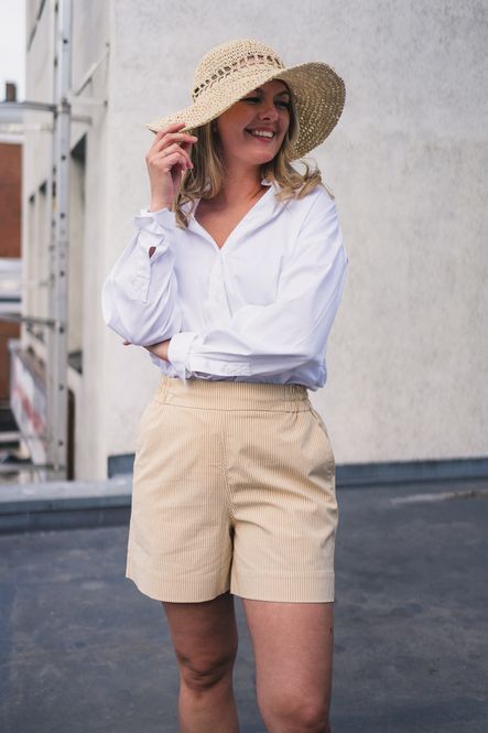 Hovedbilde Agnes Shorts 048 Sun Stripe