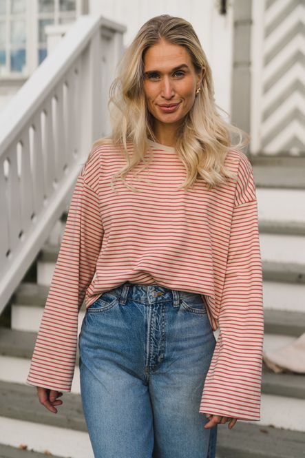 Hovedbilde Krestiane Pullover STP Oatmeal/ F Rose 
