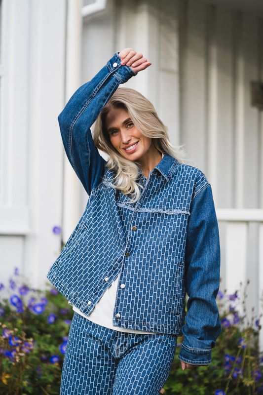 Dharma Jacket Light Wash Blue Denim 