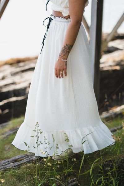 Hovedbilde Ariella Crepe Skirt Creme 