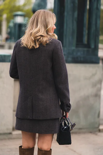 Hovedbilde Brooklyn Blazer Taupe Herringbone
