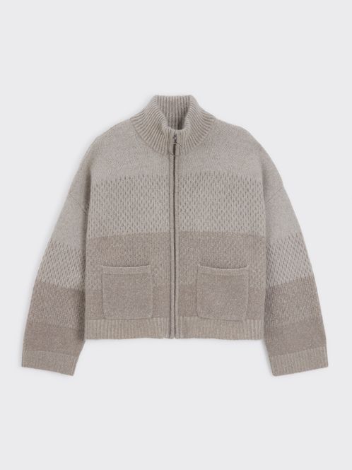 Hovedbilde Tine Cardigan Taupe Mix 