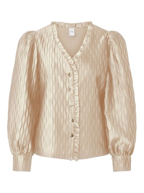 Hovedbilde Ripple LS V-Neck Shirt Sheer Bliss 