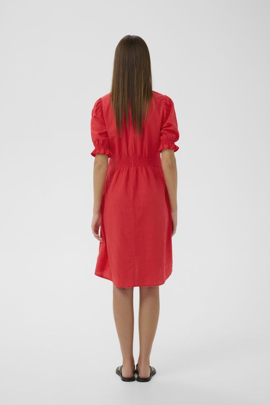 Edith Rigitta Dress Poppy Red