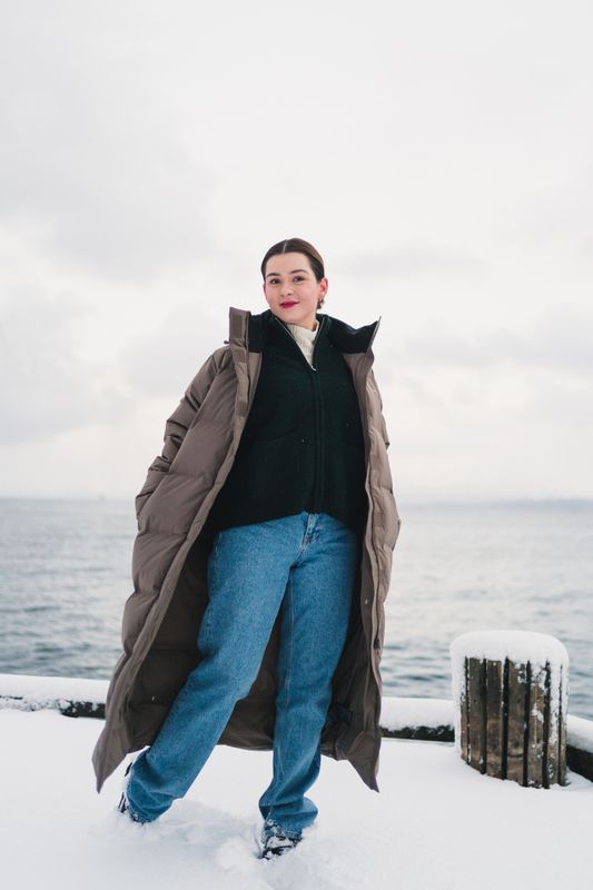 Glittertind Down Jacket Taupe 