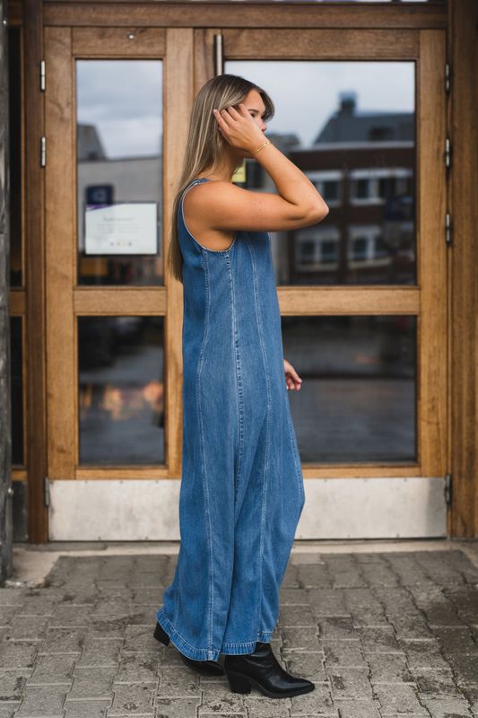 Saskylar Dress 15645 Medium Denim Blue 