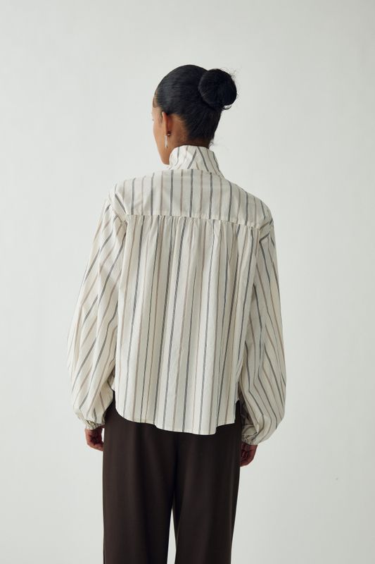 Naomia Shirt Ellington White Stripe