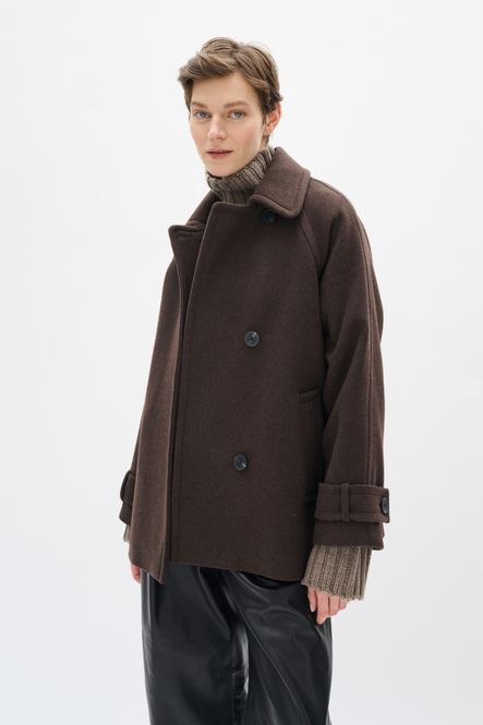 Hovedbilde Thora Minona Coat R Chocolate Brown 