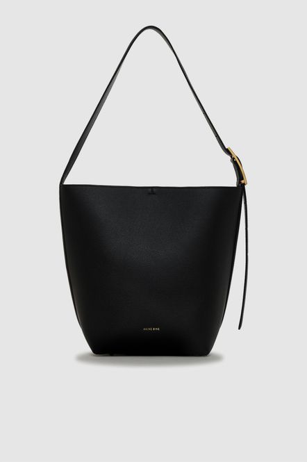 Hovedbilde Elly Bucket Bag Grained Leather Black 