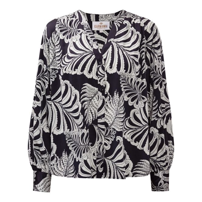 Hovedbilde Amelia Shirt Navy Palm 