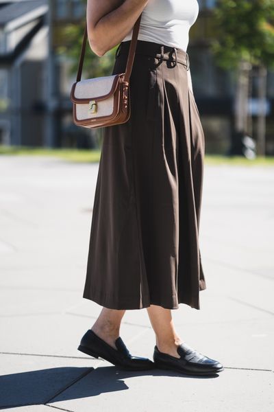Hovedbilde Anya Pleat Skirt Mocca 