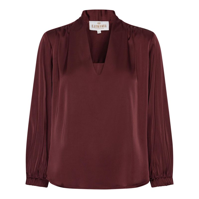 Jody Blouse Semi Rich Wine